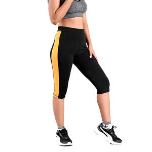 Nueva llegada de las mujeres Casual Yoga Pant y Capri Color sólido Patchwork Diseño Fitness Legging con logotipo personalizado Precio al por mayor - Product Image 3