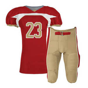 Meilleure vente uniforme de football américain de haute qualité grande taille à la mode prix d'usine couleur disponible maillot de football américain - Product Image 6