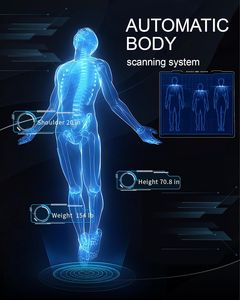 Fauteuil de massage complet, zéro gravité, massage Shiatsu, inclinable, avec chaleur, contrôle par application, verrouillage enfant, analyse corporelle, Bluetooth, rouleau pour les pieds - Product Image 6