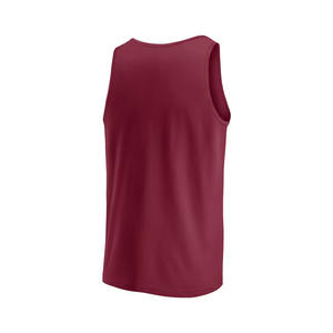 Débardeur de sport en maille pour hommes, en coton découpé, personnalisable, vêtements de sport sans manches - Product Image 3