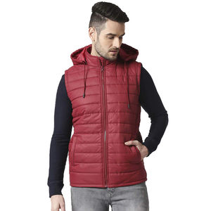 Derniers gilets bouffants sans manches d'hiver à fermeture éclair personnalisés OEM veste matelassée imperméable gilets bouffants pour hommes 2025 - Product Image 1