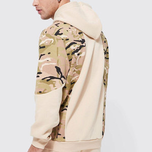 Vente en gros 100% coton Sweats à capuche épais avec fermeture éclair pour hommes Impression numérique brodée avec logo personnalisé teint en plaine - Product Image 5