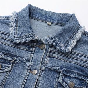 Veste en toile pour femme au design élégant et nouveau, en polyester tissé teint, coton, séchage rapide, anti-froissement, haut de gamme, couleur personnalisée - Product Image 4