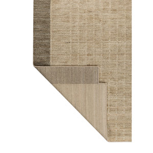Alfombra de Lana Tejida a Mano Contour Gold, Grande, con Rayas y Patrón Oriental, Estilo Boho, para Dormitorio, Sala de Estar, para Adolescentes-HWL-444 - Product Image 5