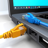 ZHEFAN Cat6 28awg Utp Oem Cobre desnudo Cat 6 Patch Cord Red Ethernet Cable Red Cable Categoría 6