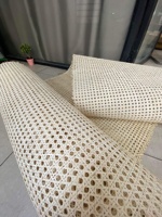 Rouleau de cannage en rotin 100 % fait main, écologique, fabriqué au Vietnam, maille de qualité supérieure, design Art Déco, matériau durable