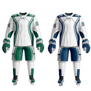 Nuevo estilo de entrenamiento, uniforme de hockey sobre hielo, Diseña tu propio jersey, ropa deportiva, uniforme de equipo, 100% poliéster, secado rápido - Product Image 3