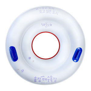100 Cm <strong>Inflatable</strong> Adult <strong>Pool</strong> <strong>Float</strong> Ring (WC-S10023) 100cm Adult Donut Swim Tube With Handles Heavy Duty PVC Construction - Product Image 1
