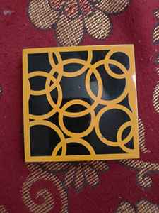 Juego de Posavasos Cuadrados de Cuerno Clásico de Alta Calidad, Ecológicos, Hechos a Mano, con Cristal Decorativo de 5mm, Personalizables - Product Image 4