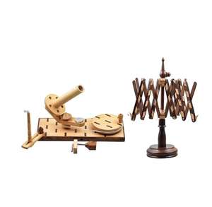 Enrollador rápido de hilo de madera Paraguas Mesa Tejer ganchillo Centro Tirar enrollador de bolas de madera - Product Image 3