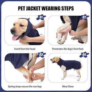 Extra Warm Polar Fleece <b>Dog</b> Sweater with Turtle Neck Soft Winter Coat Pullover Jacket for <b>Small</b> & Medium <b>Dogs</b> - Product Image 3