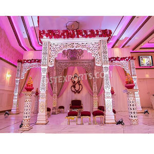 Asombrosa decoración de boda Bollywood Vidhi Mandap Gorgeous Jodha Akbar Theme Mandap Asombrosa decoración de boda Bollywood Mandaps - Product Image 1