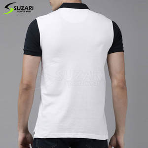 เสื้อโปโลผู้ชายมาใหม่เสื้อแฟชั่นแขนสั้นผ้าโพลีเอสเตอร์/ ผ้าฝ้ายแห้งเร็วลายพิมพ์สีพื้น - Product Image 2