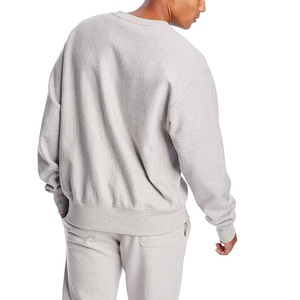 Sudadera ajustada con cuello redondo estampada a precio barato orientada a la exportación para hombre, sudadera con jersey para hombre de temporada de invierno con diseño personalizado - Product Image 3