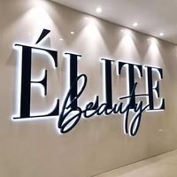 Custom Company Signboards Business Door Sign Fontlit Illuminated Letters Backlit LED Sign