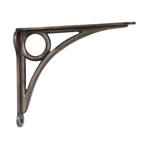 ตัวยึดผนังโลหะสีดำสำหรับเฟอร์นิเจอร์ทำจากอลูมิเนียมทองเหลืองสำหรับชั้นวางของรองรับการใช้งาน - Product Image 2