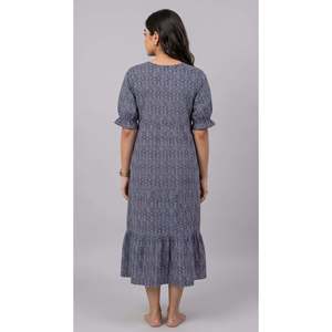 Chemise de nuit mi-longue en coton 100% premium à manches longues pour femme, vêtement d'intérieur d'été, avec fermeture personnalisable, logo sur mesure, tailles jusqu'à 3XL, séchage rapide - Product Image 5