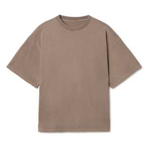 เสื้อยืดผ้าฝ้าย 100% แบบยูนิเซ็กซ์ พร้อมโลโก้สั่งทำ เสื้อยืดเปล่าคุณภาพสูงสำหรับผู้ชาย ลายเรียบ ผ้าทอ - Product Image 1