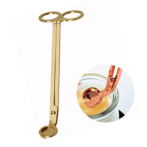High Quality <b>Candle</b> Holding Scissors Golden Color Stainless Steels <b>Candle</b> <b>Wick</b> <b>Trimmers</b> For <b>Candle</b> Holding - Product Image 4