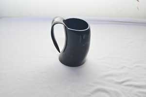 Taza de cuerno de buey personalizada de alta calidad, taza vikinga de cuerno de búfalo Natural con logotipo personalizable para fiestas, beber café - Product Image 5