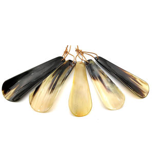 2023 Hot Selling <b>Shoe</b> <b>Horn</b> Sustainable Buffalo <b>Horn</b> and Plastic Traditional Wood and Leather <b>Shoe</b> Spoon Holder - Product Image 4