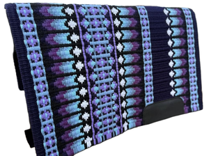 Tapis d'équitation de style occidental de conception la plus raffinée Couverture de selle Western Show en laine de Nouvelle-Zélande de qualité incroyable - Product Image 4