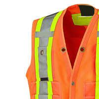 Chalecos de Seguridad de Alta Visibilidad para Construcción, Color Personalizado al por Mayor, Reflectantes, con Múltiples Bolsillos, Ropa de Trabajo, Impresión de Logotipo Personalizado