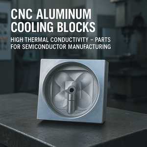 ชิ้นส่วนอลูมิเนียมนำความร้อนสูง CNC สำหรับชิ้นส่วนการผลิตเซมิคอนดักเตอร์ - Product Image 3