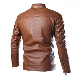 Chaqueta de Cuero de Venta Directa de Fábrica 2025, Chaqueta de Cuero del Mejor Material, Chaqueta de Cuero de Nuevo Diseño - Product Image 2