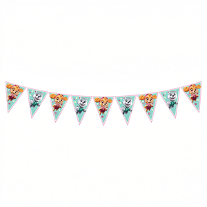 Striscione a bandierine in plastica Party Love Skye 2,3 m, decorazioni da appendere, articoli per feste, confezione da 2 pezzi - Product Image 2