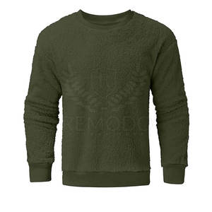 Nueva llegada Pullover Hombres Sherpa Fleece Sudadera de gran tamaño Superventas Hombres Sherpa Fleece Sudadera - Product Image 1