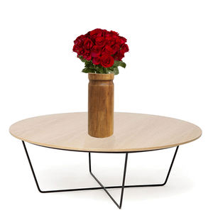 Jarrón de Madera de Paulownia de Estilo Nórdico, Maceta de Madera Ecológica, Centro de Mesa Rústico para Bodas, Jarrón Decorativo Minimalista y Macetero - Product Image 3