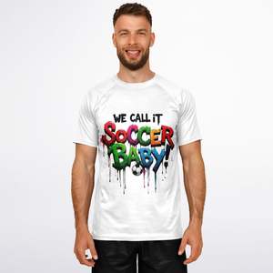 Camiseta Deportiva Colorida para Niños, Estilo Urbano, ¡Llamamos Eso Fútbol! - Product Image 1