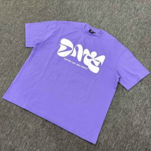 OEM personalizado de los hombres 100% algodón Hip Hop Camiseta lisa de gran tamaño pesado de punto de peso camiseta 3D pantalla Logo para Puff diseño de impresión - Product Image 4