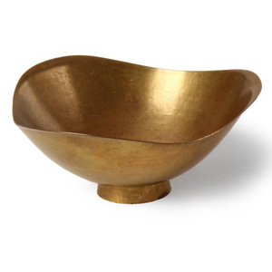 Mesa de latón macizo decorativa de aspecto único forma redonda cuencos para servir alimentos último diseño cuencos para mezclar frutas de gran tamaño para la venta - Product Image 5