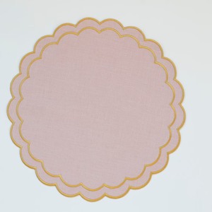 Double bordure Luxe 100% Coton Brodé Cuisine Table à manger Décoration Napperons Réutilisable Durable Haute Qualité Moderne - Product Image 6