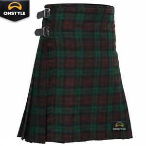 Kilt pour homme de haute qualité, couleur personnalisée, acrylique solide, vêtements de vacances, 5 yards, 13 OZ, par ONSTYLE SPORTS - Product Image 3