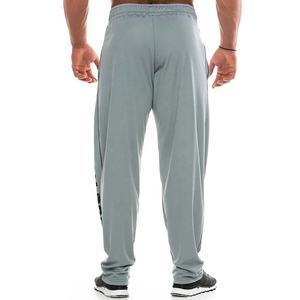 Joggers grande taille pour hommes 100% coton pantalons de survêtement fermeture à cordon Baggy Sportswear pantalons de survêtement décontracté taille moyenne conception plate - Product Image 3
