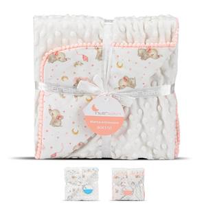 MOD. Manta de burbujas ELEFANTE - Personaje de peluche rosa, técnica no tejida - Product Image 1