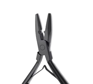 Pinzas para Extensiones de Cabello de Acero Inoxidable de Grado Quirúrgico, Acabado Mate, Venta al Por Mayor, Logotipo Personalizado, Función 2 en 1, Fijación Fuerte, Alta Calidad - Product Image 2