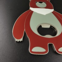 Décapsuleur aimanté pour réfrigérateur motif ours, cadeau amusant pour les promotions en boîte de nuit et en salle de concert