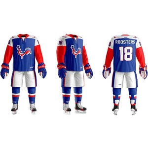 High impact Premium quality best price Hot selling professional made Cut and <b>sew</b> new design Ice hockey Uniform - Product Image 4