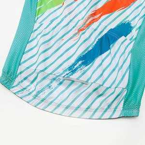 Cuissard à bretelles de sport décontracté collants extérieur Street Style séchage rapide respirant imprimé manches courtes à la mode du Pakistan - Product Image 5