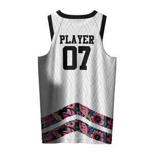 Ensembles d'uniformes de basket-ball sans manches à col en V pour hommes W4G personnalisés, 100 % polyester, évacuation de l'humidité, séchage rapide, livraison directe d'usine - Product Image 3