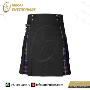 Faldas Escocesas Plisadas para Hombre, Estilo Escocés, Falda Corta de Moda Masculina - Product Image 3