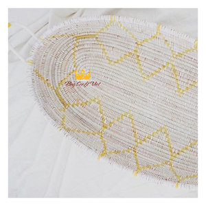 Cesta para cambiar pañales de bebé tejida a mano de algas marinas 100% de alta calidad, hecha en paja trenzada Vietnam, producto de seguridad para bebés - Product Image 4