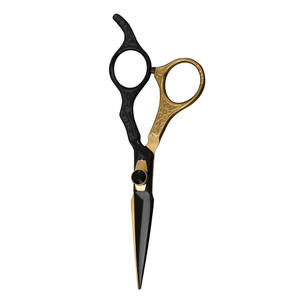 Tijeras profesionales para el cabello Tijeras de peluquería de 6 pulgadas para salón y hogar Japón Plata Acero inoxidable personalizado Estilo - Product Image 3