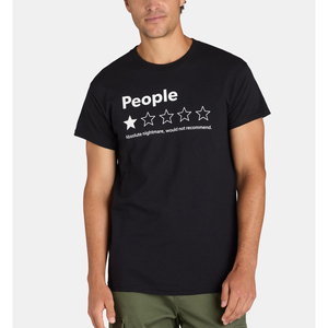 Wholesale Tee Classic Men's T-shirts Round Neck Ringer Tshirt Custom Printed Black Plain Organic 100% Cotton T-shirt for Men - Product Image 1