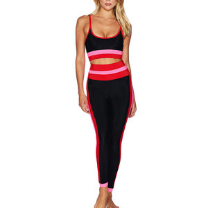 Conjuntos de yoga sin costuras para mujer, conjunto de yoga para correr, traje de yoga deportivo para mujer, conjunto de yoga sin mangas para mujer - Product Image 6