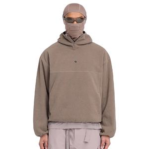 Cagoule à capuche pour homme de haute qualité, 650g, coupe classique, 100% coton, fermeture éclair, polaire, personnalisable avec logo OEM - Product Image 2
